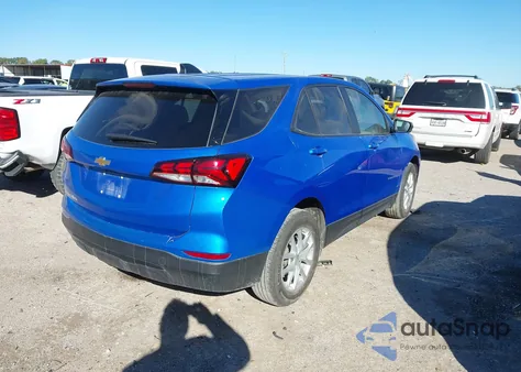 2024 Chevrolet Equinox Fwd Ls из США, поврежденный, VIN 3GNAXHEG8RL134153